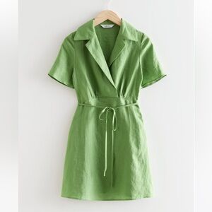 & OTHER STORIES
Collared linen Mini Treco